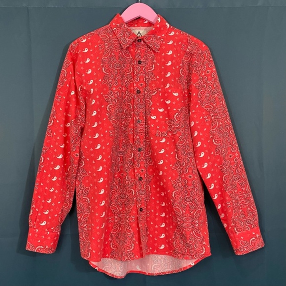 UNIF Bandana Button Front Shirt